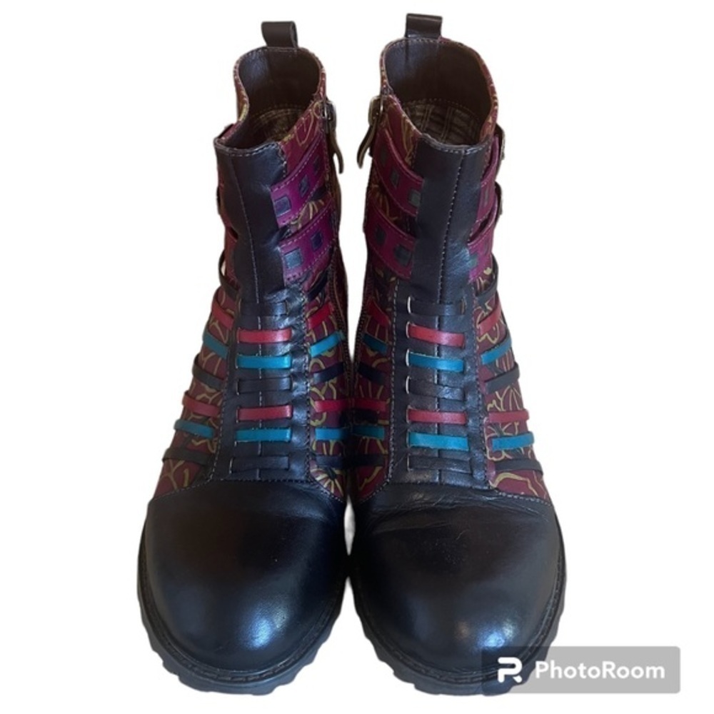NWOB Spring Step L’Artiste Dasha Ankle Boots Sz-7